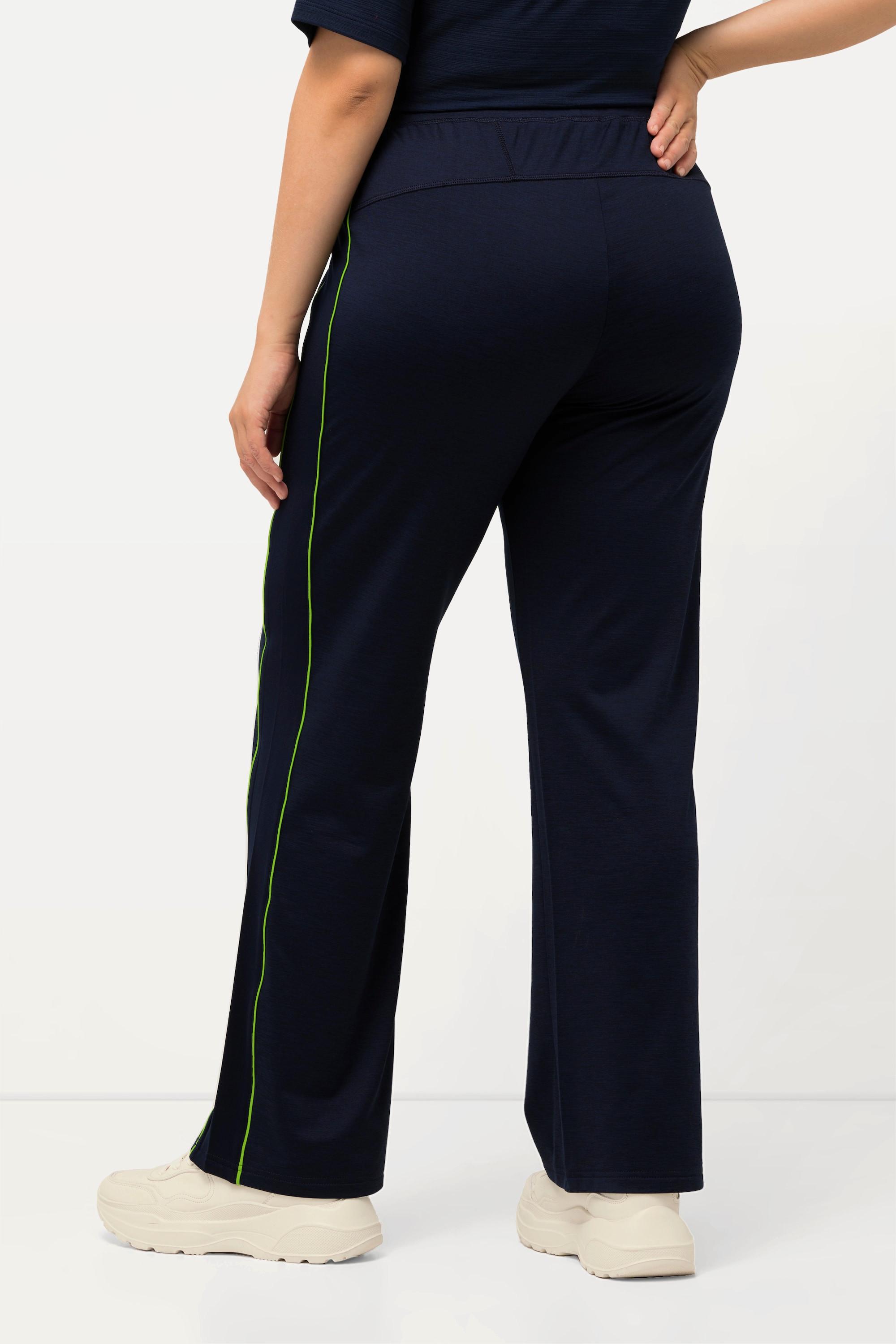 Ulla Popken  Pantalon de jogging technique, poche zippée, séchage rapide 