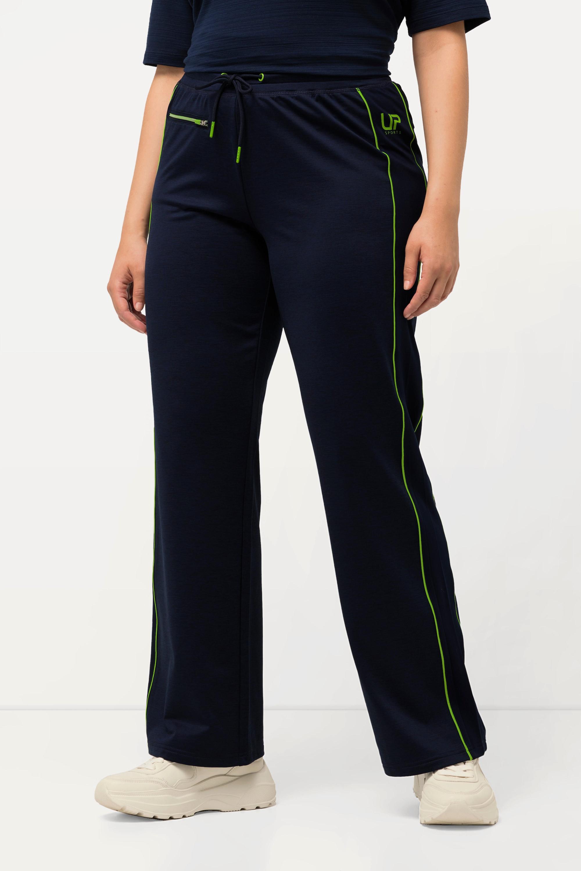 Ulla Popken  Pantalon de jogging technique, poche zippée, séchage rapide 