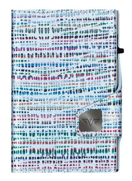 Tru Virtu CLICK & slide Bamboo Blue Portemonnaie  