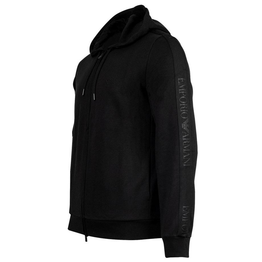 EMPORIO ARMANI Basic Terry Veste de sweat Coupe Confortable  