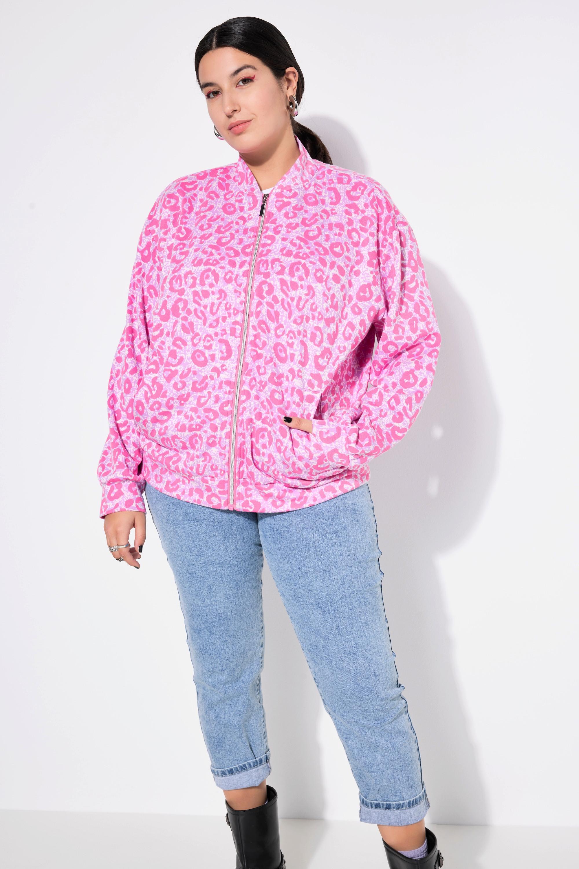 Studio Untold Oversized Color Leopard Blouson  