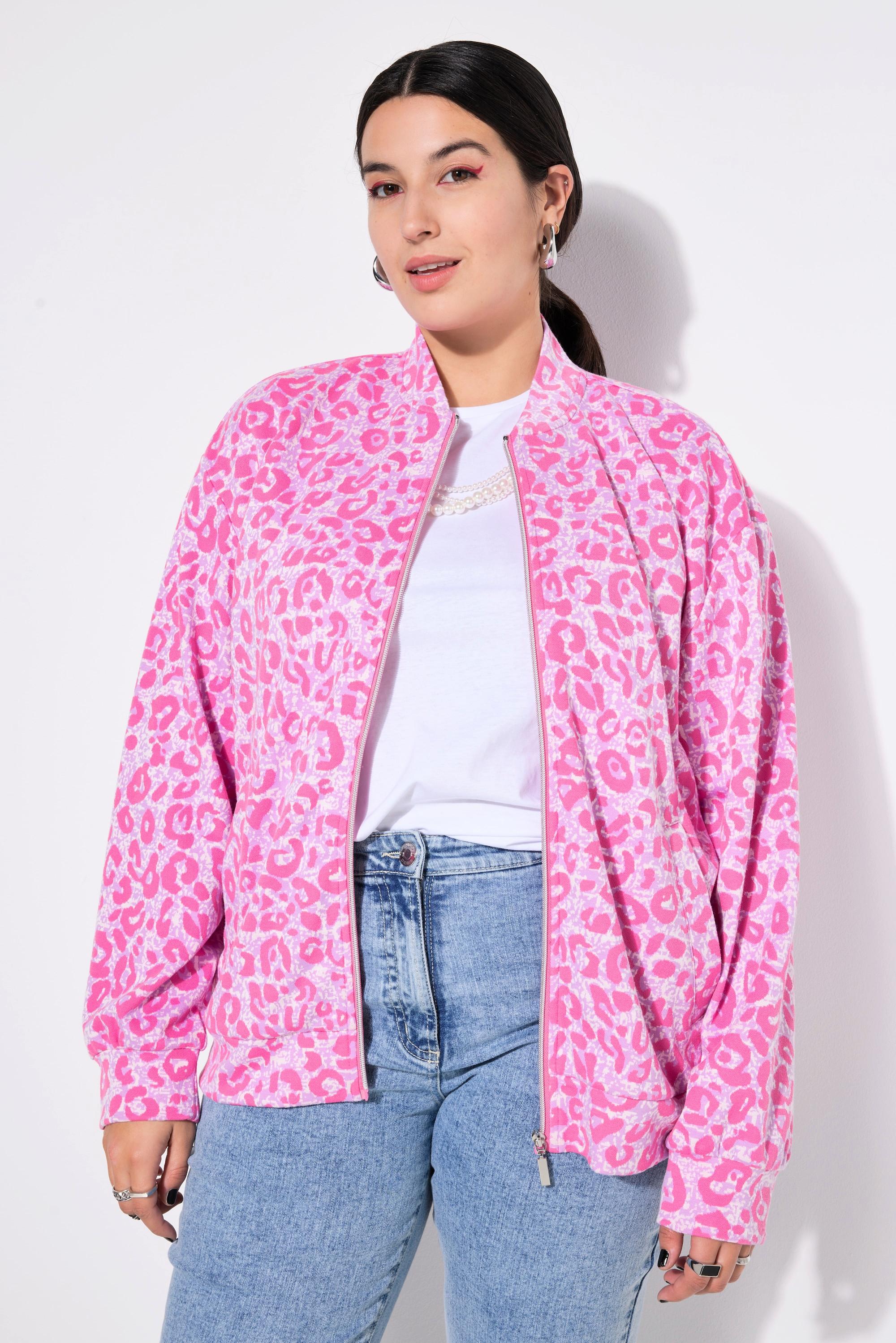 Studio Untold Oversized Color Leopard Blouson  