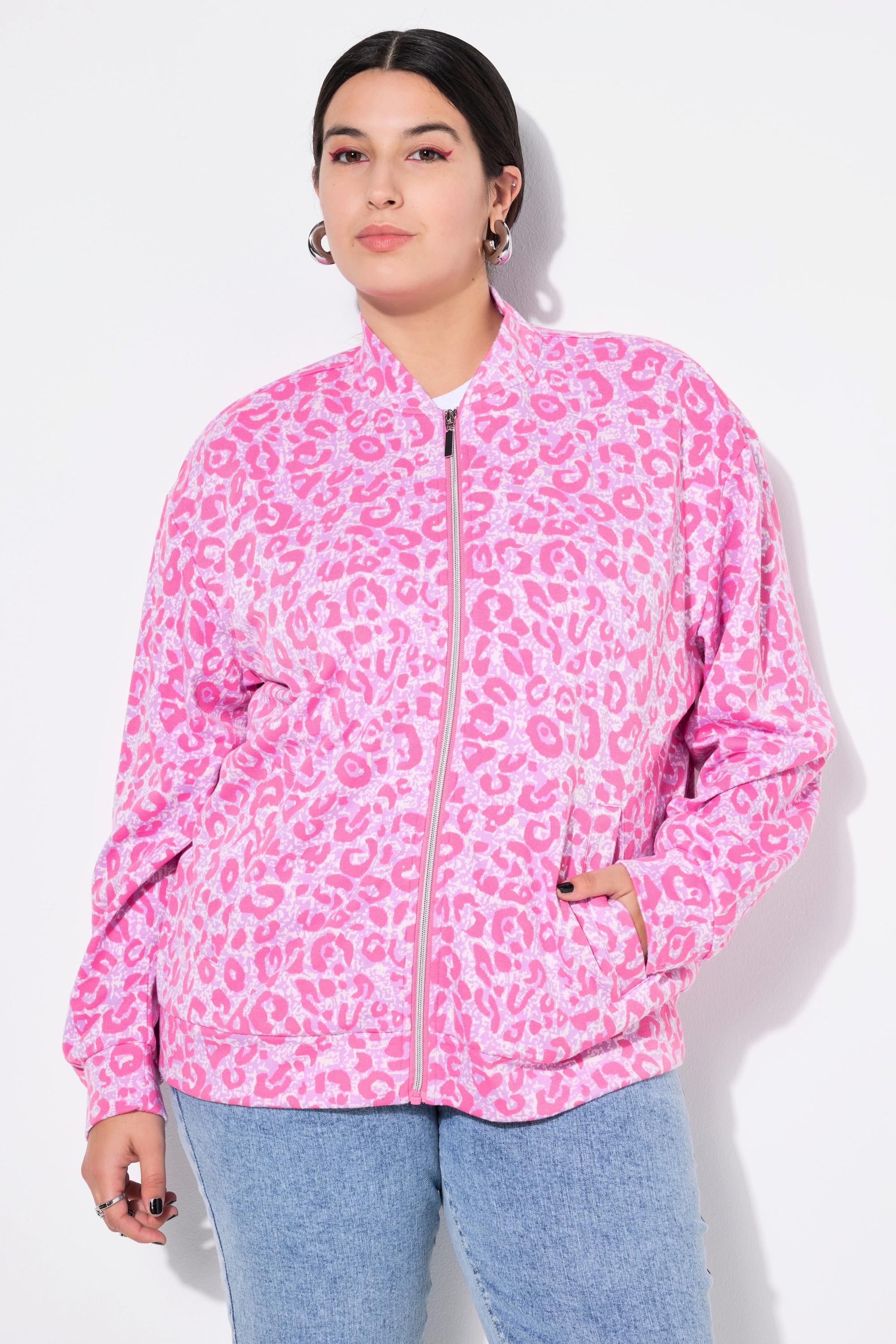 Studio Untold Oversized Color Leopard Blouson  