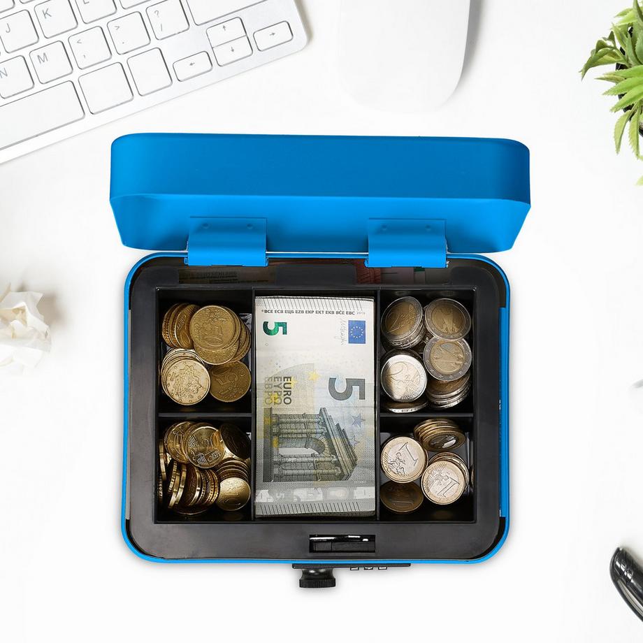 Northix  Kassenschublade mit Zahlenschloss 