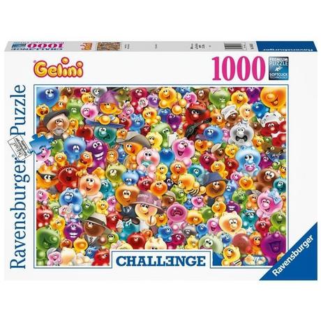 Ravensburger  Puzzle Ravensburger Challenge Ganz viel Gelini 1000 Teile 