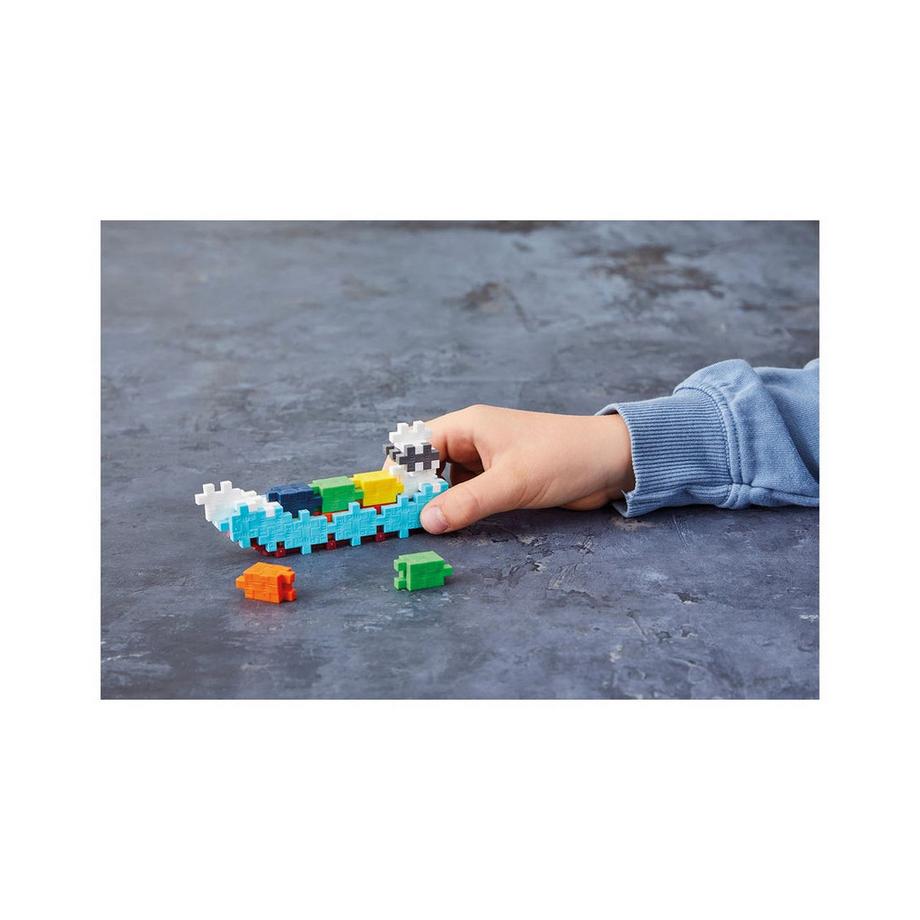 Plus-Plus  Basic Kreativ Bausteine Frachtschiff (100Teile) 