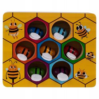 Kruzzel  Jeux en bois - attraper les abeilles - gâteau au miel 