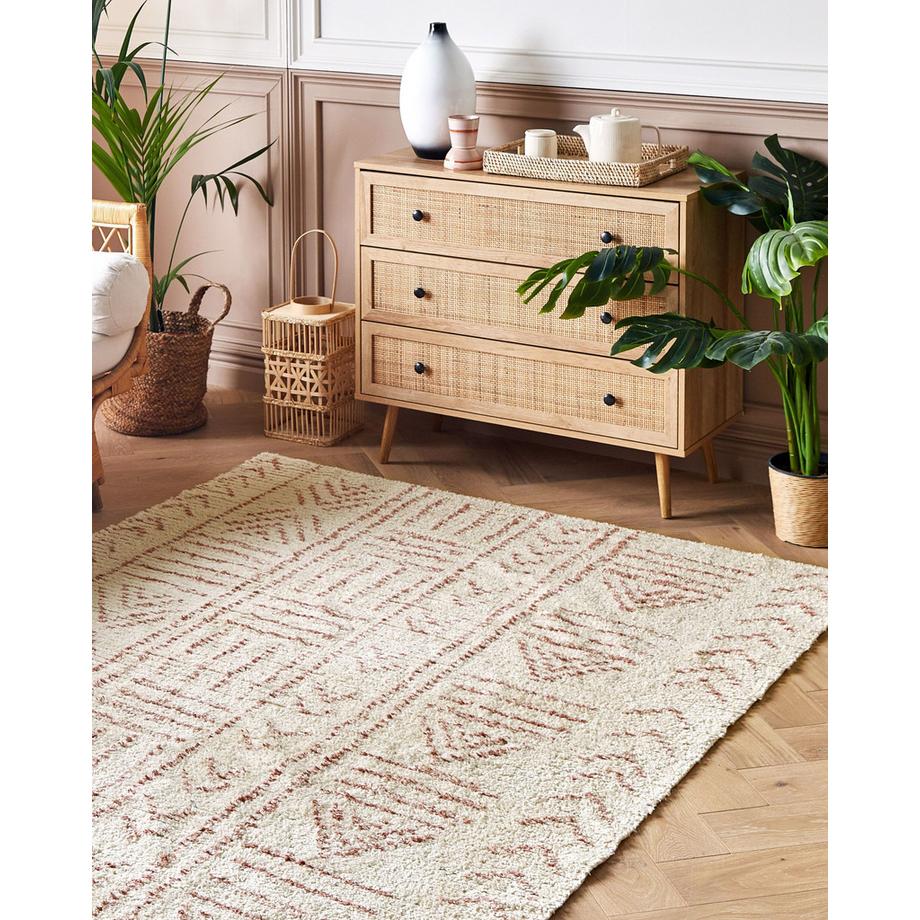 Beliani Tapis en Coton  EDIRNE  