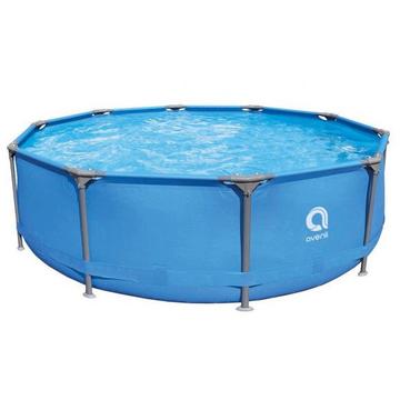 Rahmen Pool Set Plus / Rund (blau, #366cm × 76cm)