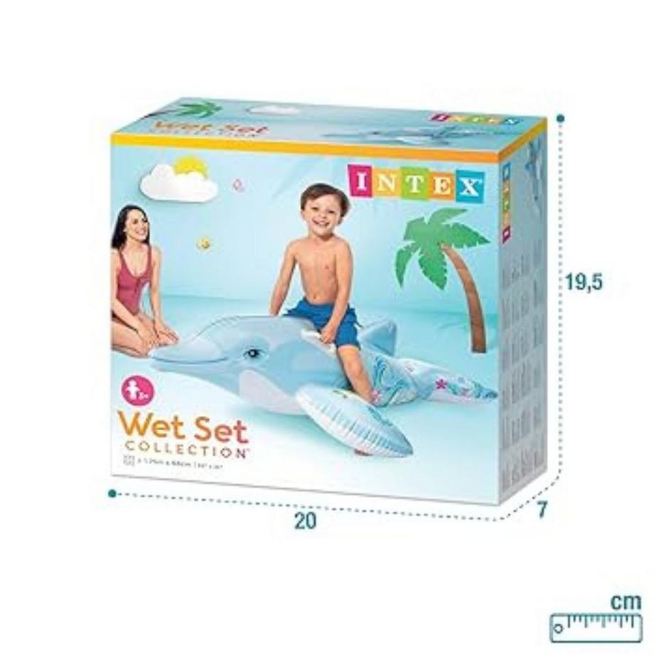 B2X  Giocattolo gonfiabile Delfino 