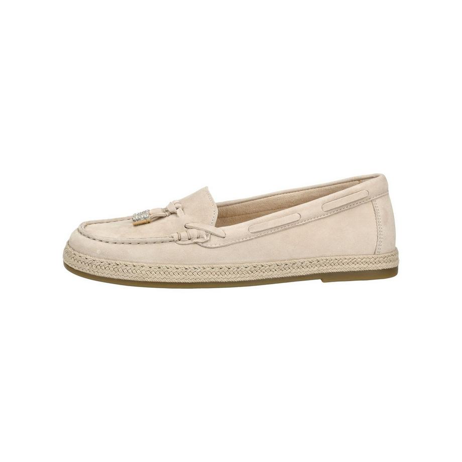 Gabor Veloursleder Slipper mit geflochtener Sohle  