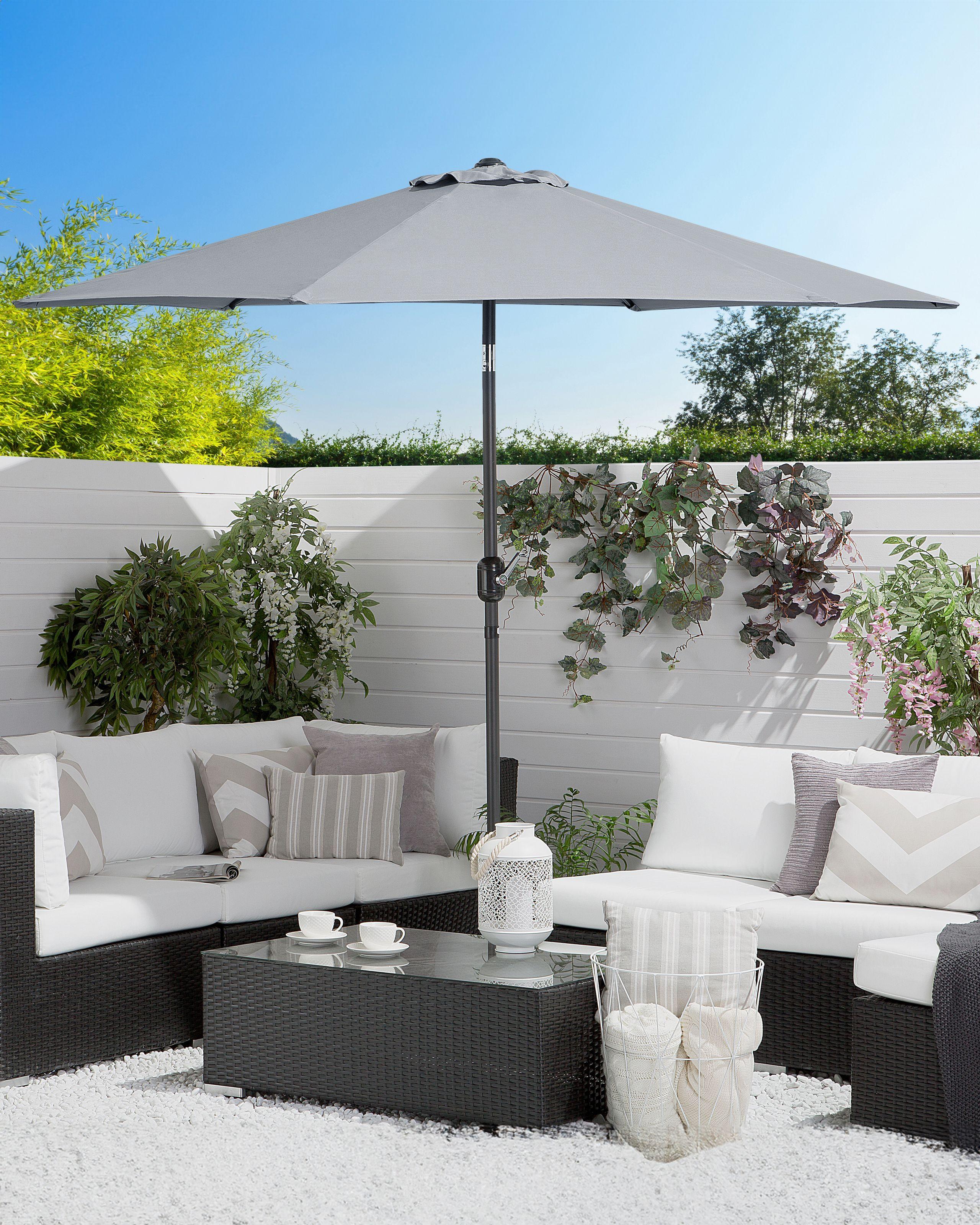 Beliani Ombrellone da esterno en Tessuto VARESE  