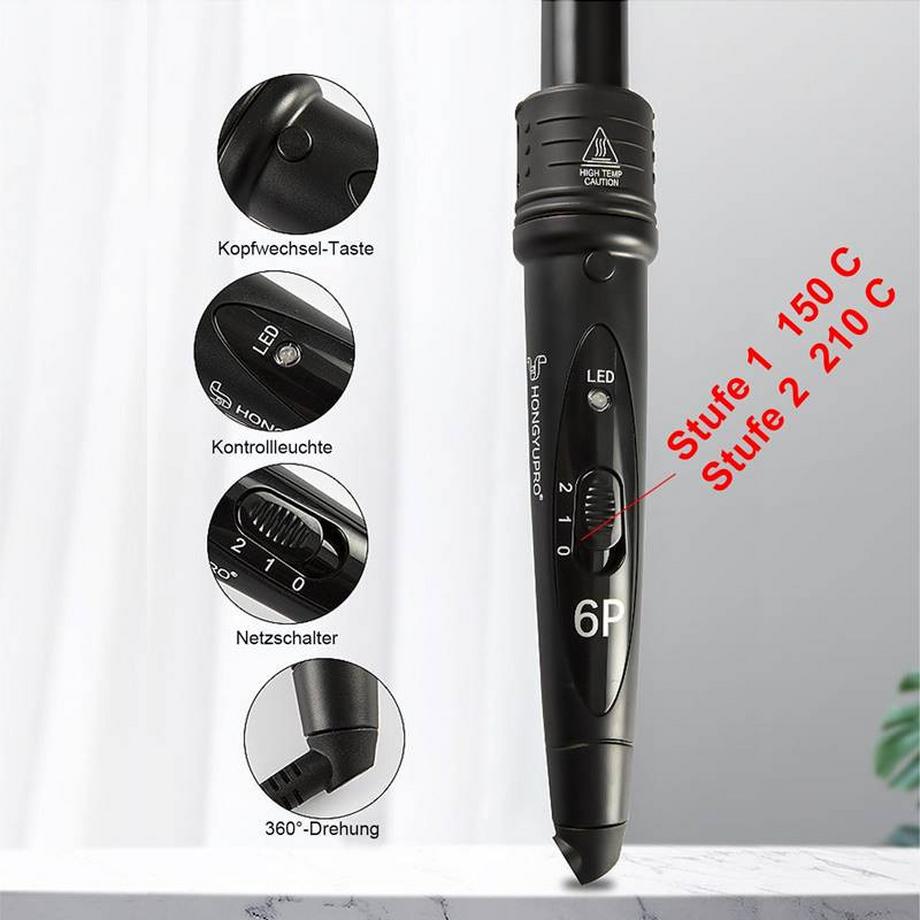 Havetime Set de fers � friser 6 en 1  