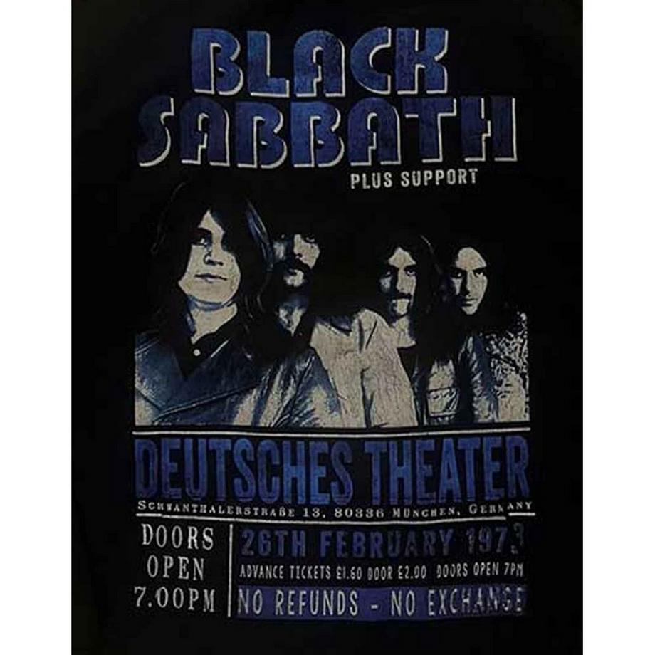 Black Sabbath Felpa con cappuccio Deutsches '73  