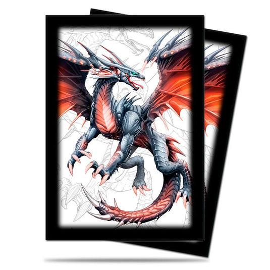 Ultra PRO  Ultra Pro Sleeves Black Dragon 