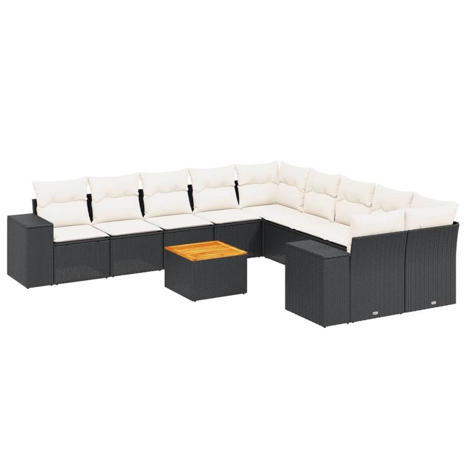 Ensemble de canapés de jardin rotin synthétique