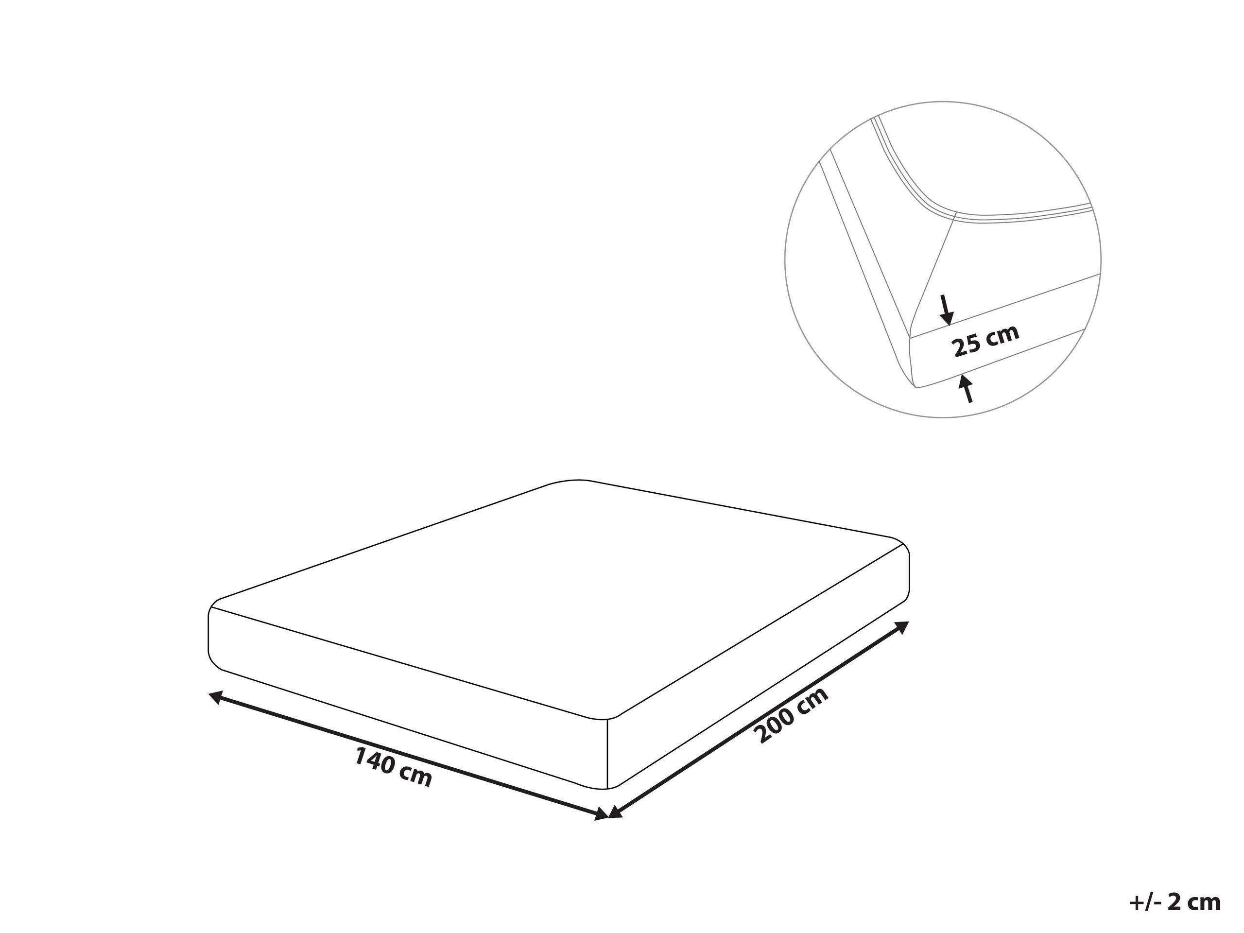 Beliani Lenzuolo con Angoli in Cotone Classico HOFUF  