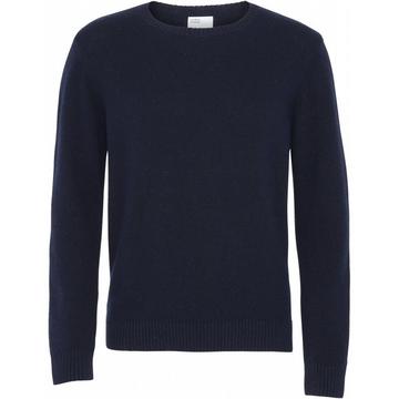 Pullover mit Rundhalsausschnitt aus Wolle  Classic Merino navy blue