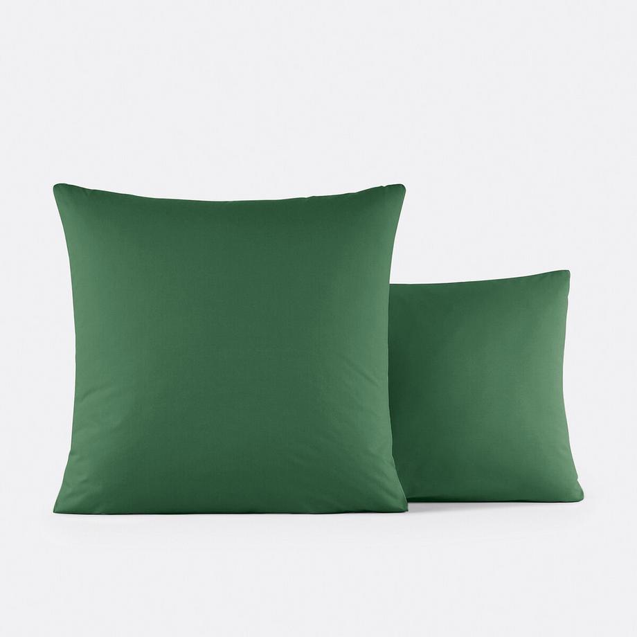 Taie oreiller unie percale de coton Scenario