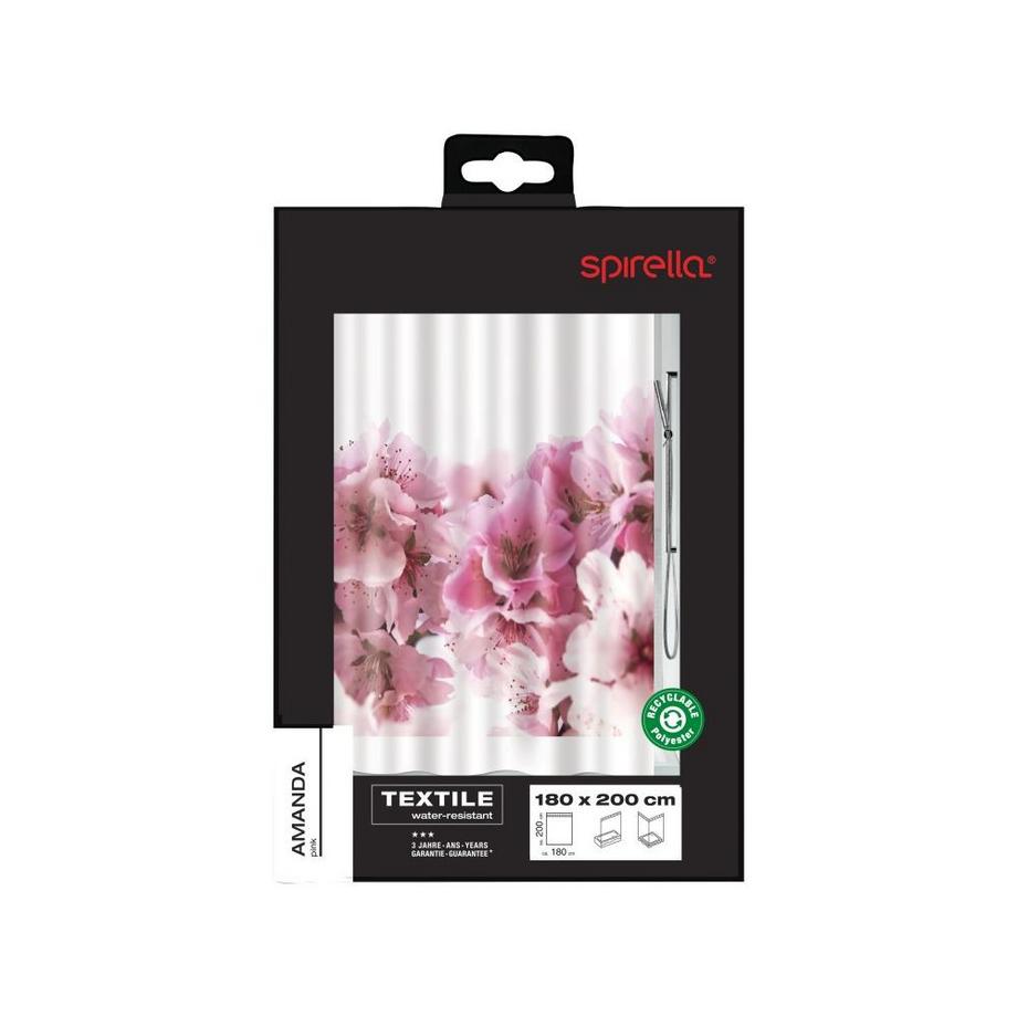 spirella Rideau de douche Polyester AMANDA  