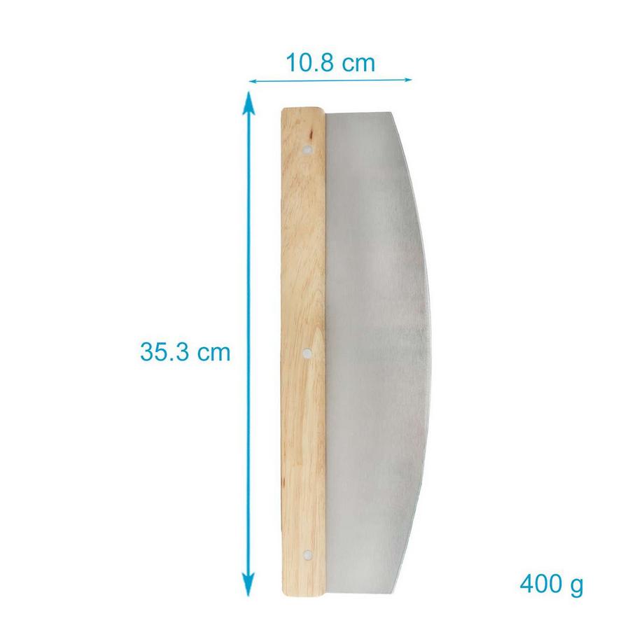 Intirilife Coupe-Pizza Professionnel Avec Lame En Acier Inoxydable  