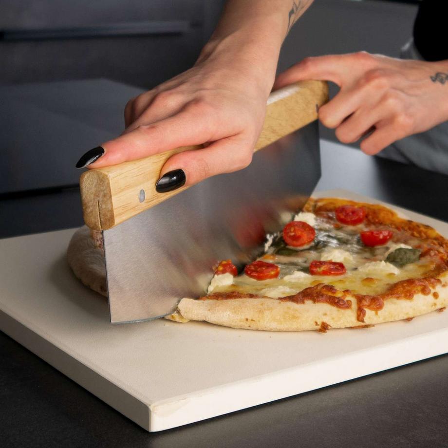 Intirilife Coupe-Pizza Professionnel Avec Lame En Acier Inoxydable  