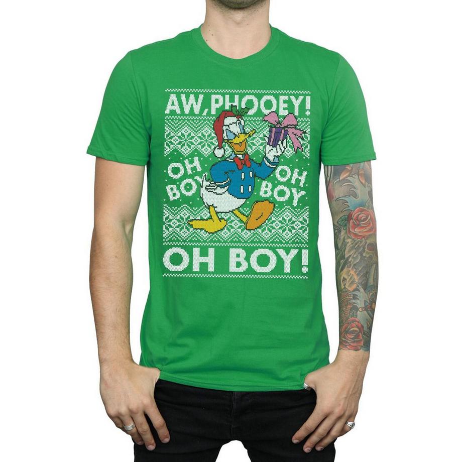 Disney Donald Duck Christmas Aw Phooey T-Shirt  