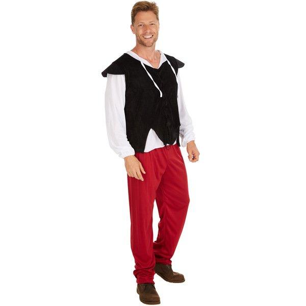 Tectake  Costume de tavernier pour homme 