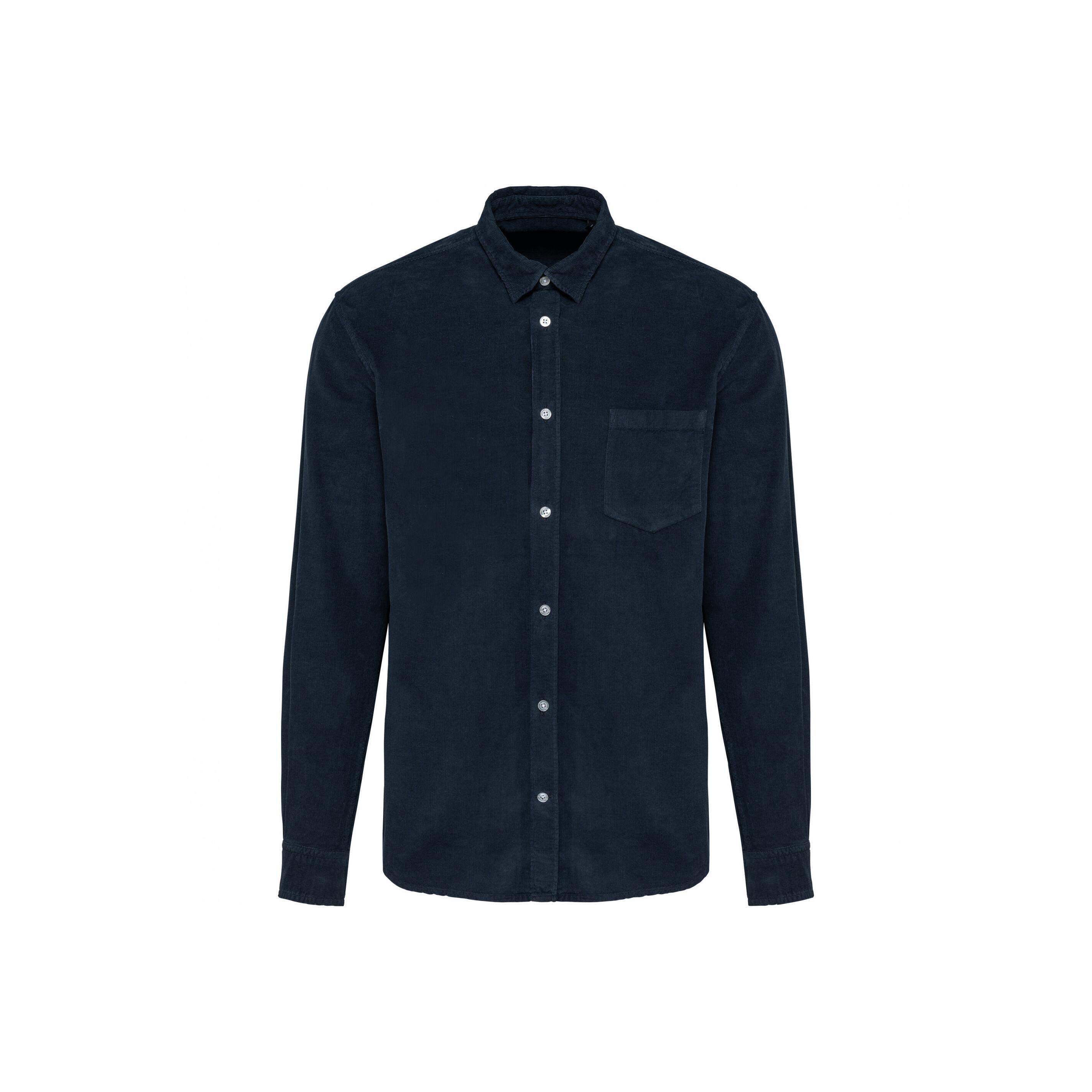 Kariban Surchemise Manches Longues en Velours Côtelé  