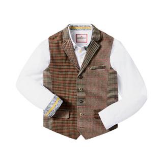 Joe Browns Gilet a Quadri Regular Fit con Fodera a Contrasto  