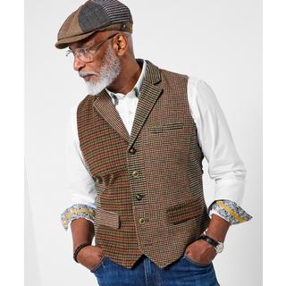 Joe Browns Gilet a Quadri Regular Fit con Fodera a Contrasto  
