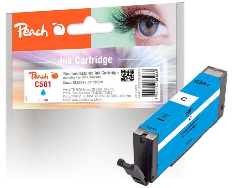 Peach  320443 cartouche d'encre 1 pièce(s) Compatible Cyan 