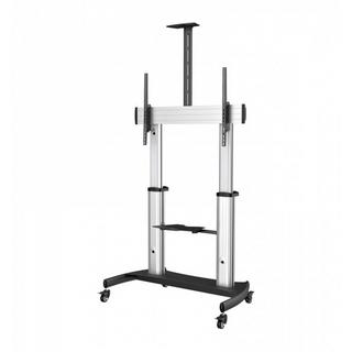 STARTECH.COM  StarTech.com Mobile TV Stand girevole su ruote - Carrello porta TV resistente per schermi da 60-100" (100kg) - Supporto tv da pavimento universale con ripiani 