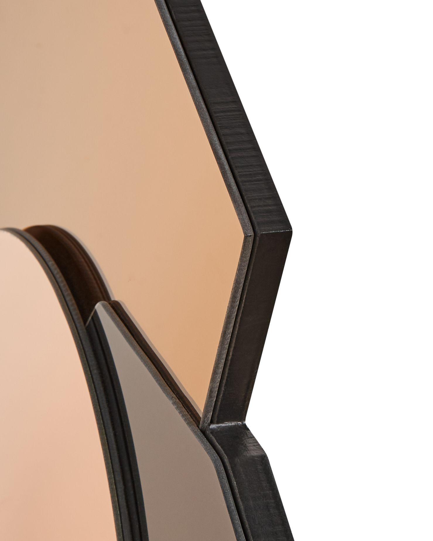 Beliani Wandspiegel aus Glas Modern TROYON  