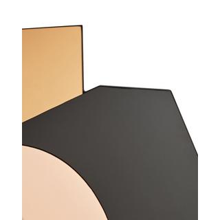 Beliani Wandspiegel aus Glas Modern TROYON  