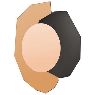 Beliani Wandspiegel aus Glas Modern TROYON  