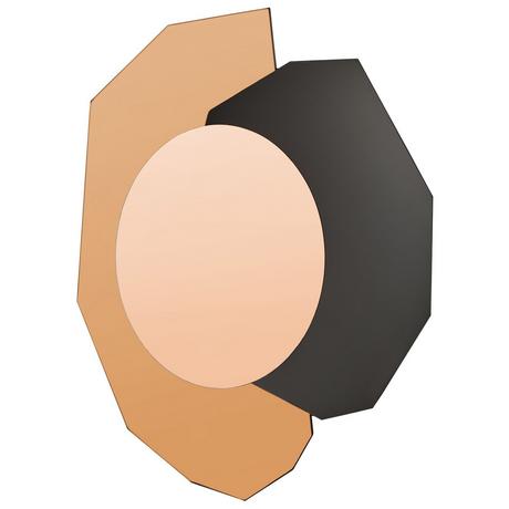 Beliani Wandspiegel aus Glas Modern TROYON  