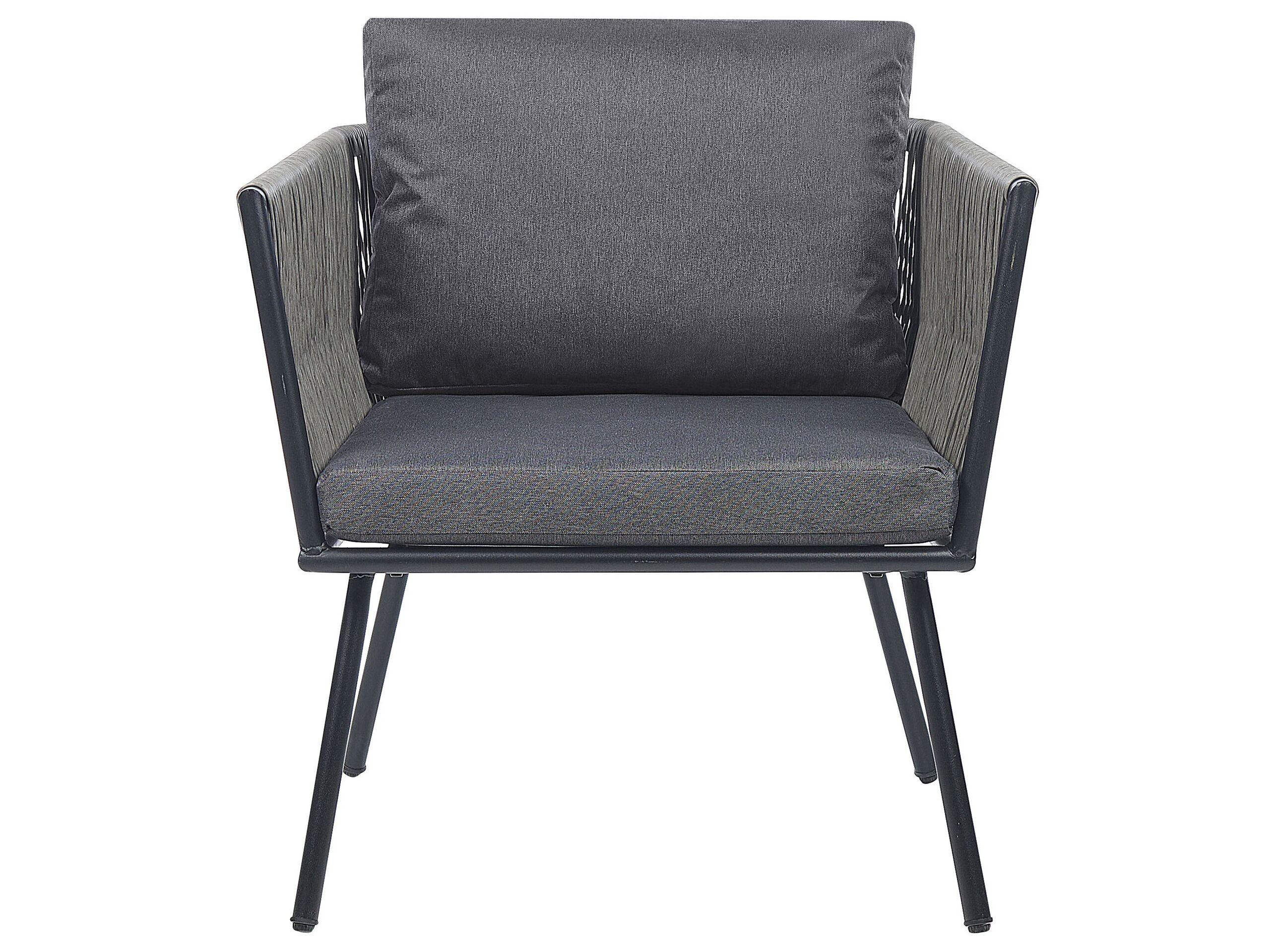 Beliani Set bistrot en Rattan sintetico Boho GARGANO  