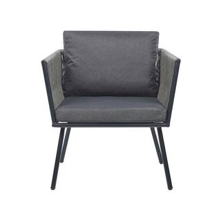 Beliani Set bistrot en Rattan sintetico Boho GARGANO  