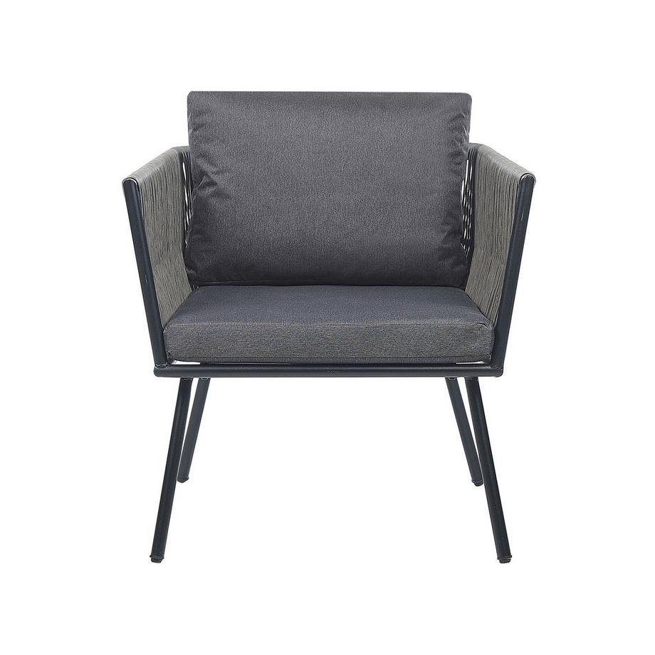 Beliani Bistro Set aus PE Rattan Boho GARGANO  