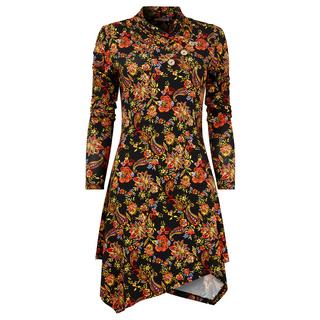 Joe Browns  Asymmetrische Tunika mit Blumenmuster und Plissee 