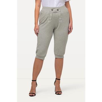 Pantalon de jogging, inspiré du costume traditionnel bavarois, broderies, taille élastique, longueur 7/8