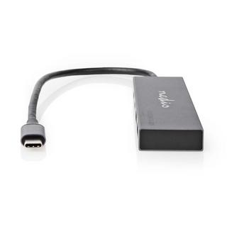 Nedis  USB-hubb | 1x USB-C™ 3.2 Gen 2 Male | 2x USB-A 3.2 Gen 2 Female / 2x USB-C™ 3.2 Gen 2 Female | 4-Port-Anschluss(e) | USB 3.2 Gen 2 | USB ström | 10 Gbps 