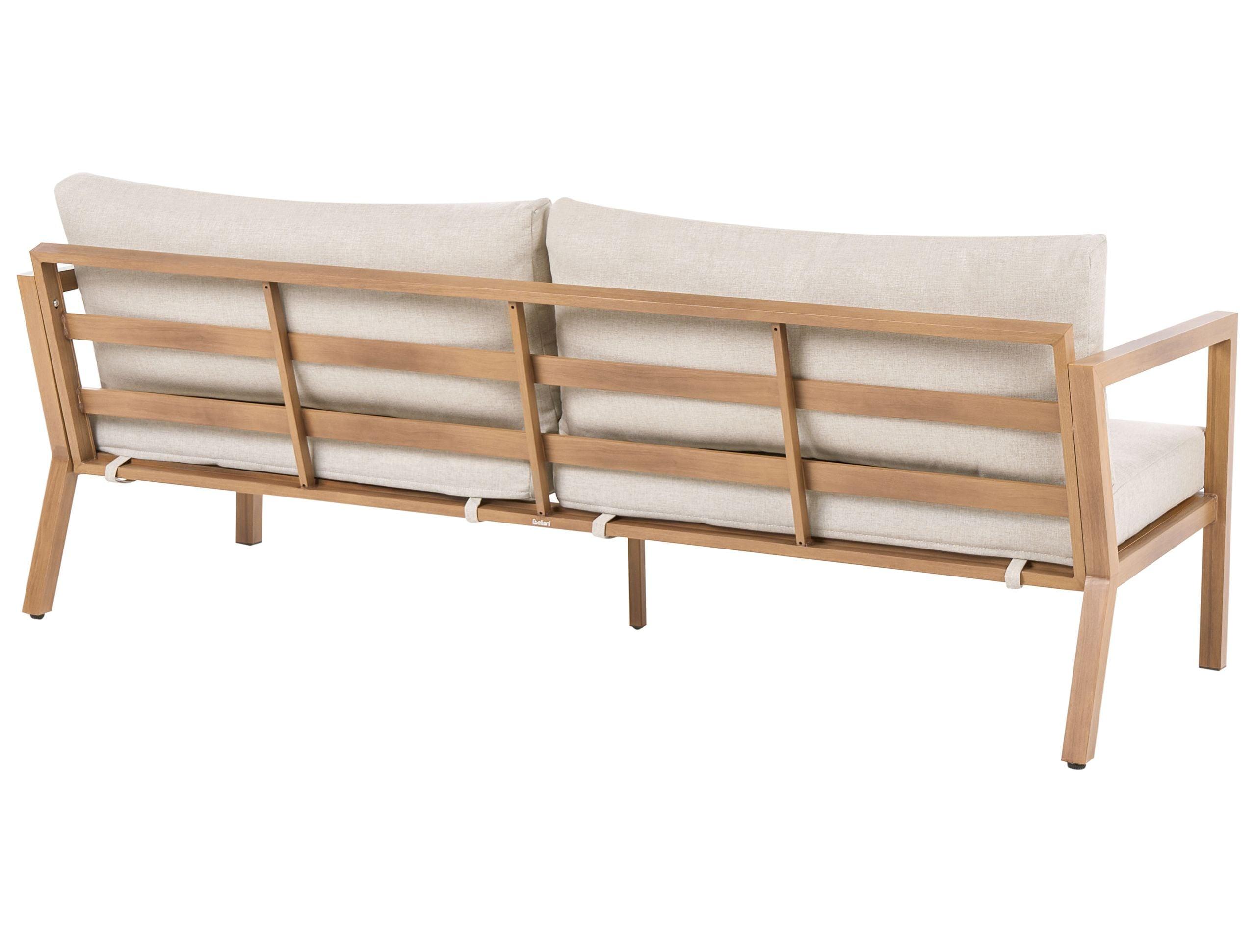 Beliani Set divani con tavolino en Alluminio Mediterraneo ONETA  