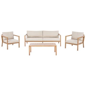 Set divani con tavolino en Alluminio Mediterraneo ONETA