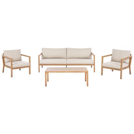 Beliani Set divani con tavolino en Alluminio Mediterraneo ONETA  