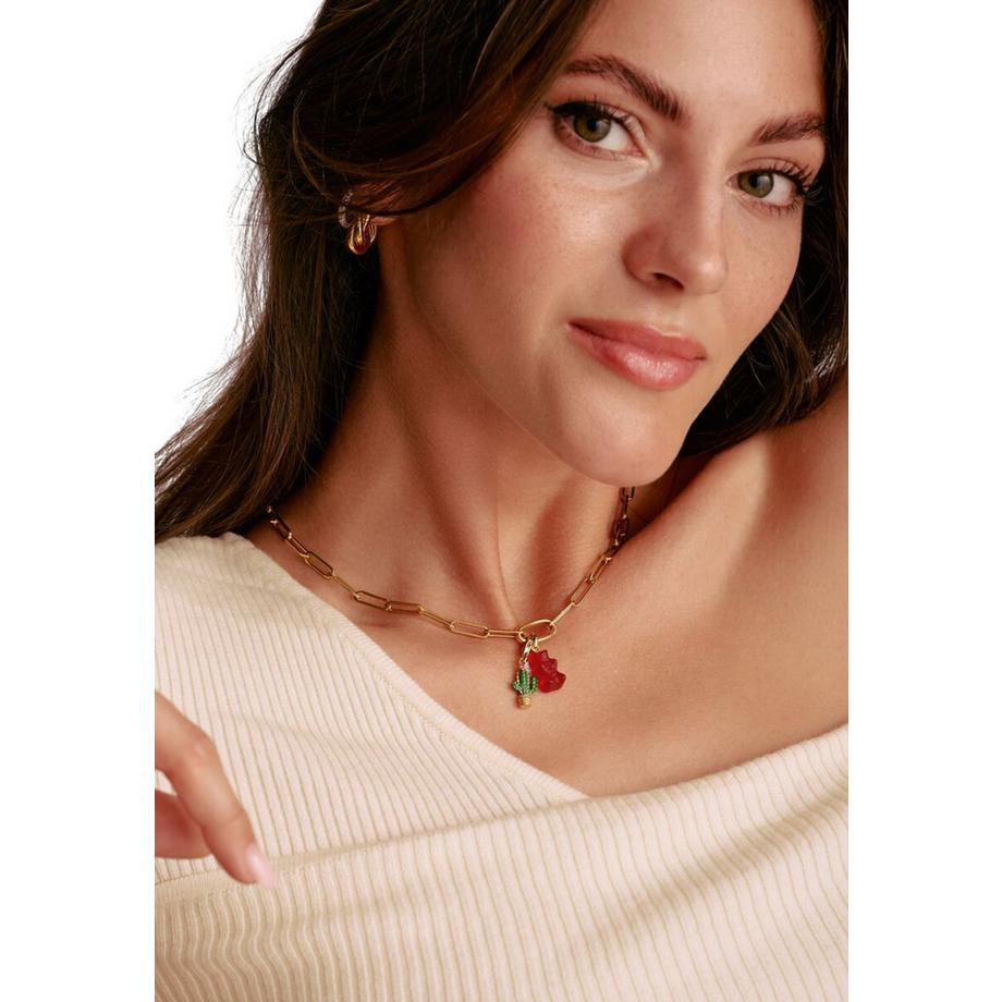 Thomas Sabo  Charm Anhänger bären In Rot Verbinde Veret 