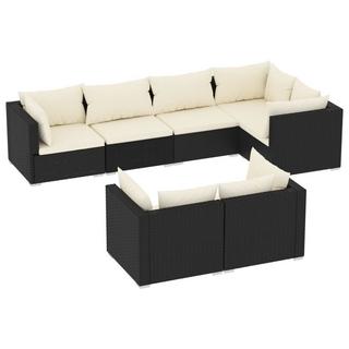 VidaXL set salotto da giardino Polirattan  