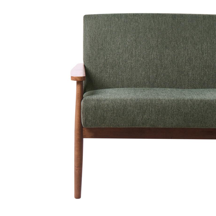 Beliani 2 Sitzer Sofa aus Stoff Retro ESRUM  
