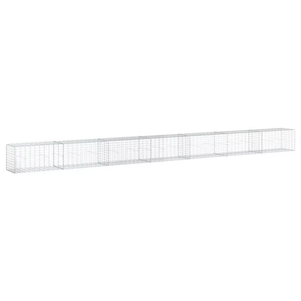 VidaXL - Panier gabion fer, One Size, Argent